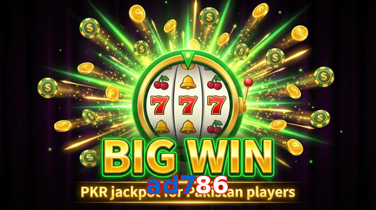 Big win animation on Ad786 slot game