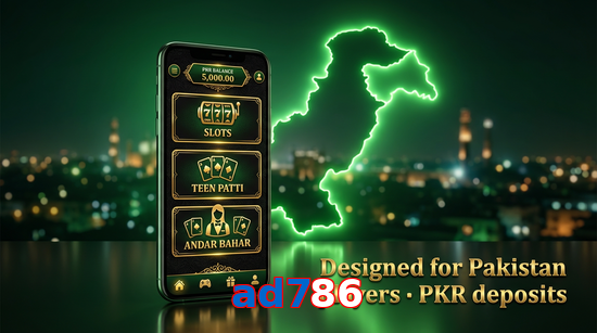 Main screen of Ad786 pk page for PK players